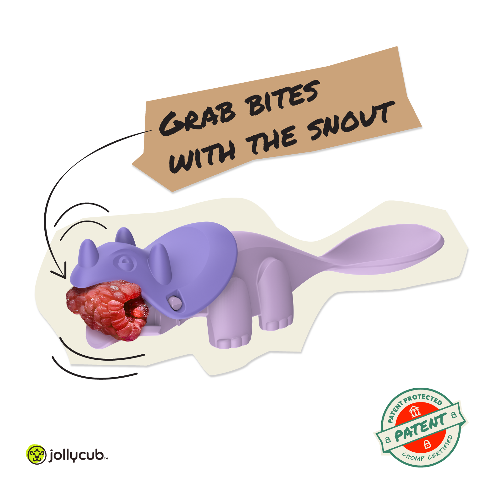 Chomperware™ Dino Combo Set - Color : Purple Fruits